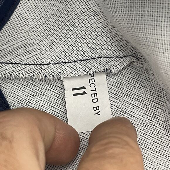 Vintage Denim Short Brim Jean Snapback Hat Cap Rare 1980s Made In The USA - Picture 11 of 11